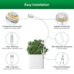 SANSI LED Pot-Clip 5W mit Timer / Dimmer