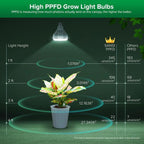 LED Sansi Grow Light Bulb 40 Watt Full Spectrum inkl. Fernbedienung