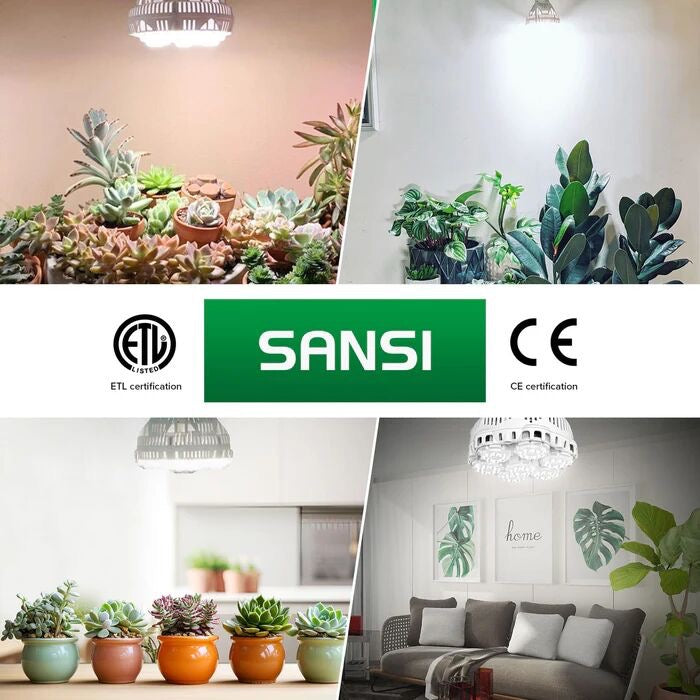 LED Sansi Grow Light Bulb 40 Watt Full Spectrum inkl. Fernbedienung