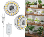 SANSI LED Grow Light Dual Head 10W (2x 5 W) mit Timer