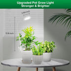 SANSI LED Pot-Clip 10W mit Timer / Dimmer