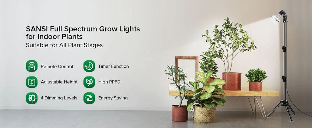 Sansi Teleskop Standlampe für Pflanzen 40W inkl. Fernbedienung