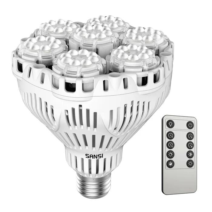 LED Sansi Grow Light Bulb 40 Watt Full Spectrum inkl. Fernbedienung