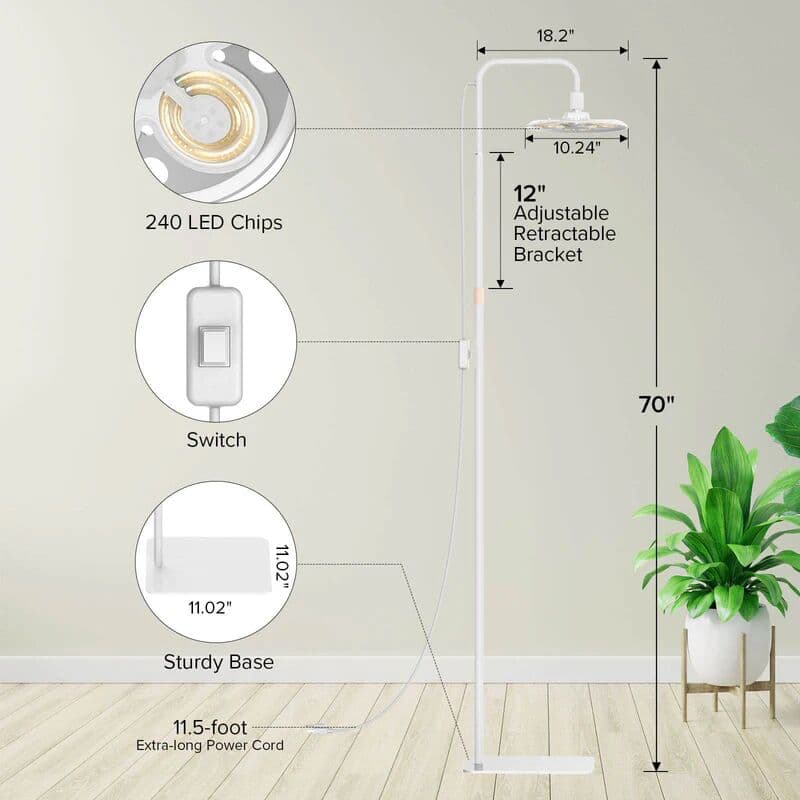 Sansi LED Standlampe  125W